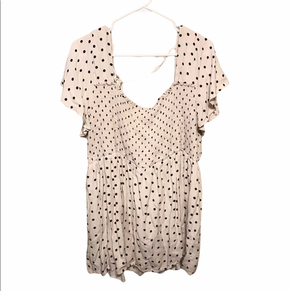 Torrid Polka Dot Blouse
